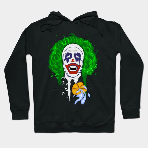 Doink The Circus Clown Hoodie by Ace13creations